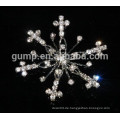 Rhinestone-Schneeflocke-Brosche